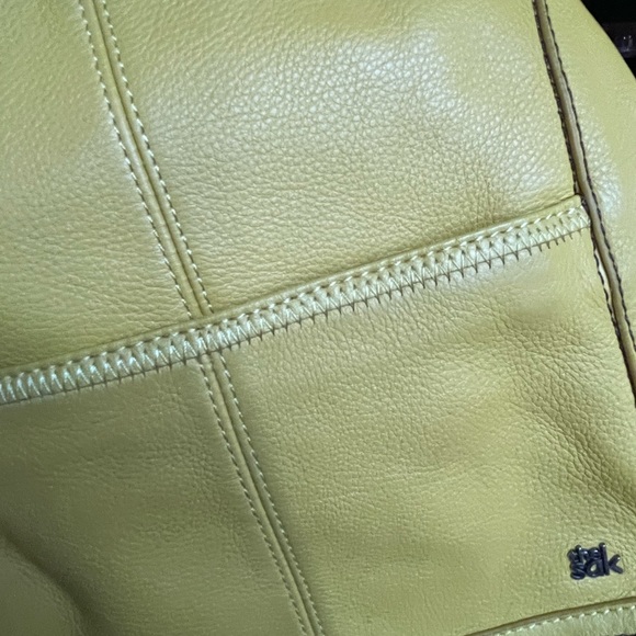 The Sak Iris Leather Crossbody Bag in Bright Lemon Yellow - Picture 6 of 16